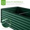 Best Choice Products 6x3x2ft Outdoor Metal Raised Garden Bed, Planter Box for Vegetables, Flowers, Herbs